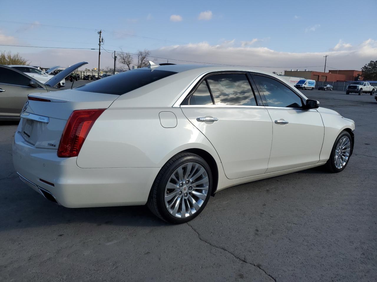 2014 Cadillac CTS VIN 1G6AX5S39E0176138 Copart auction photo, front end damage thumbnail 3