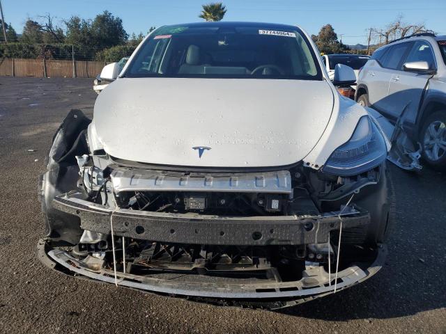 2020 Tesla Model Y VIN 5YJYGDEE7LF050362 Copart auction photo, front end / rear end damage thumbnail 5
