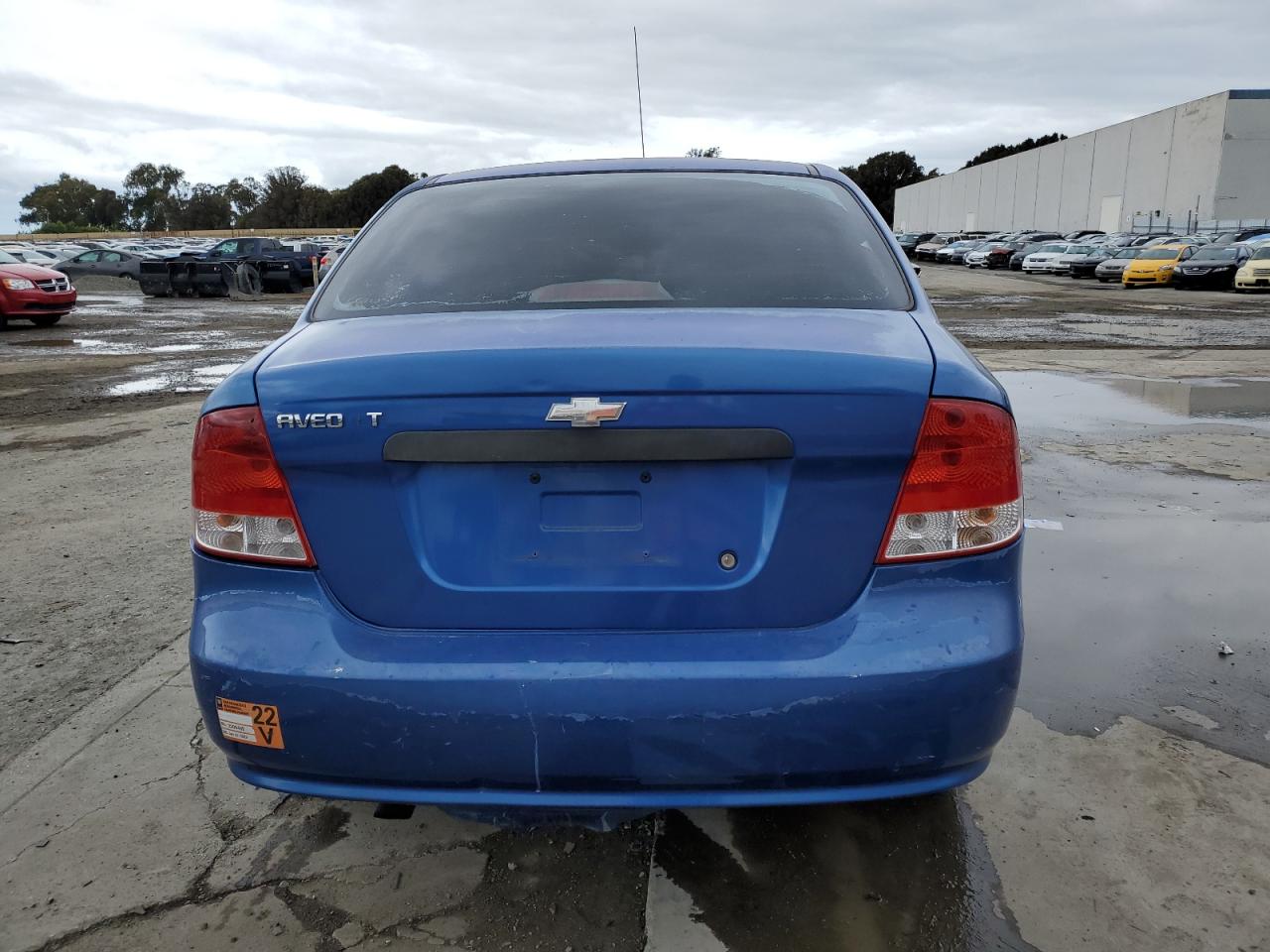 2005 Chevrolet Aveo VIN KL1TG52615B478387 Copart auction photo, front end / side damage thumbnail 6