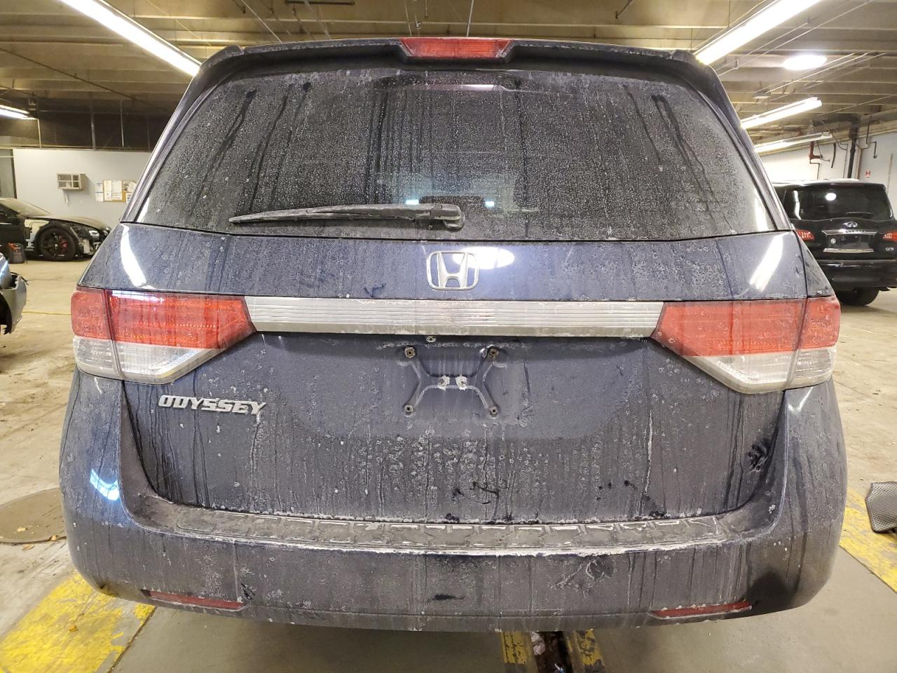 2017 Honda Odyssey VIN 5FNRL5H69HB004596 Copart auction photo, side damage thumbnail 6