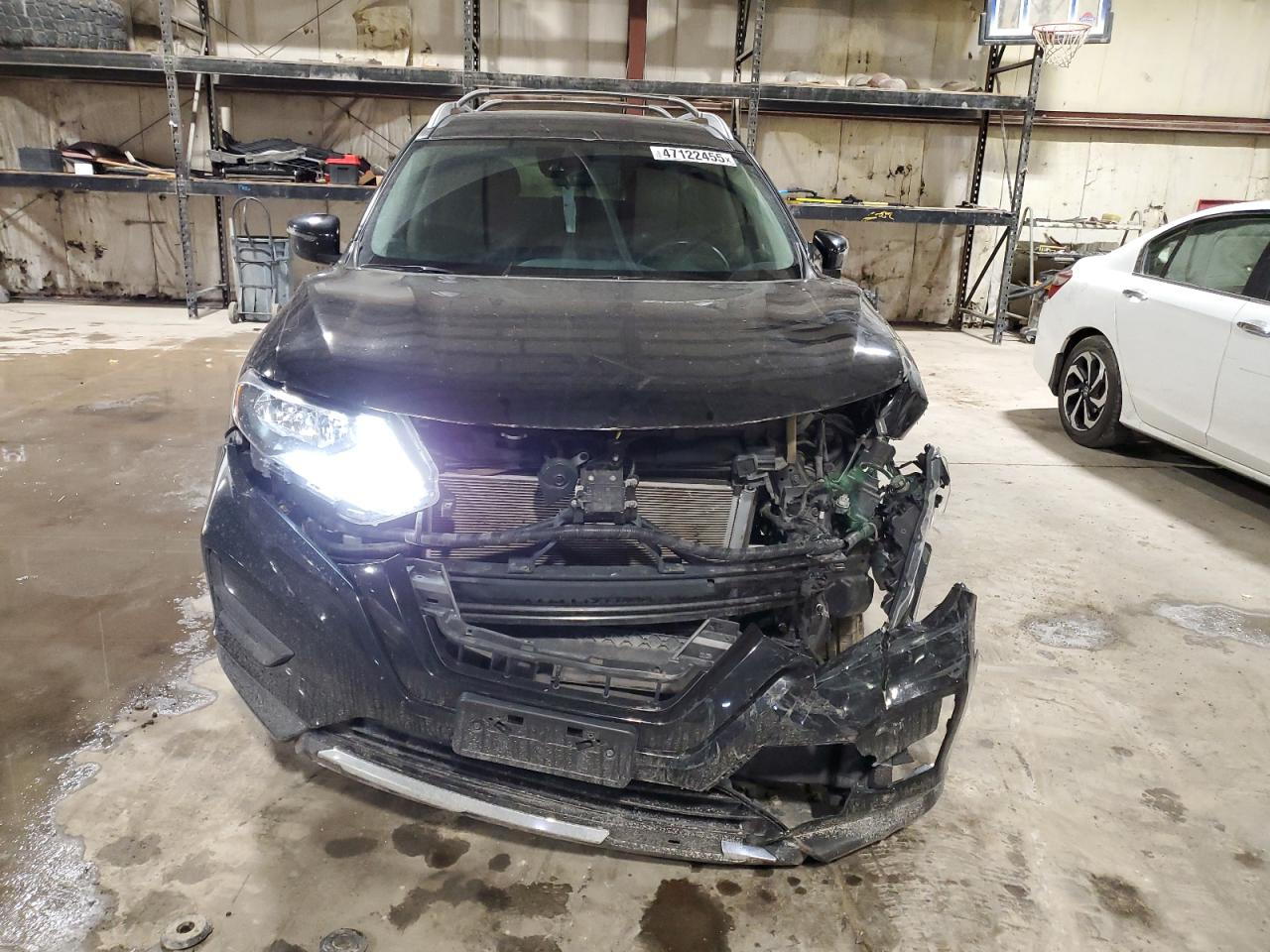 2020 Nissan Rogue VIN JN8AT2MV3LW137601 Copart auction photo, front end / undercarriage damage thumbnail 5