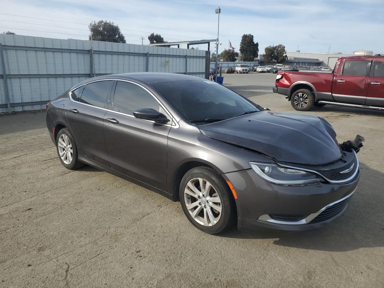 2015 Chrysler 200 VIN 1C3CCCAB9FN746291 Copart auction photo, front end damage thumbnail 4
