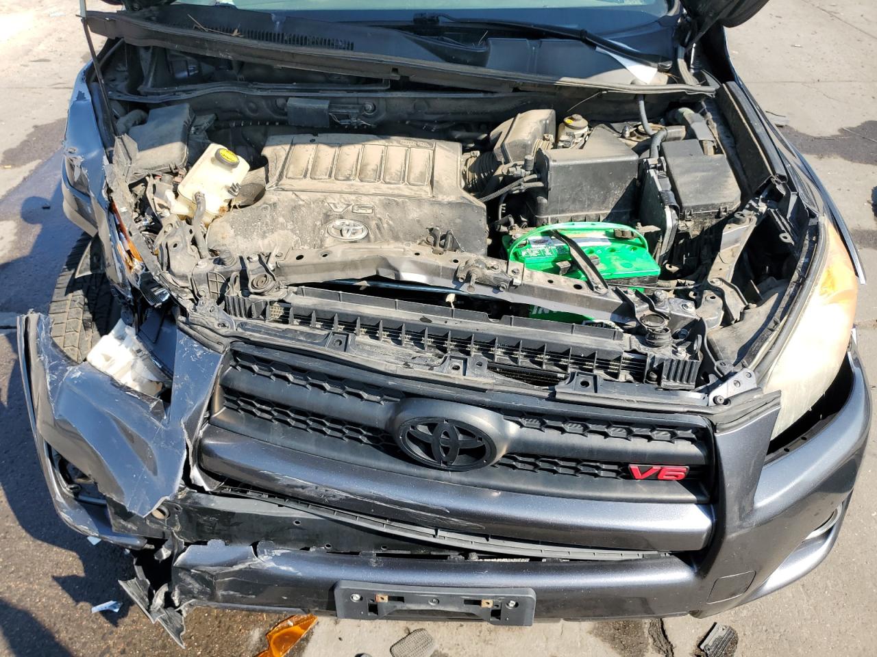 2009 Toyota RAV 4 VIN JTMBK32V195083452 Copart auction photo, front end / side damage thumbnail 12