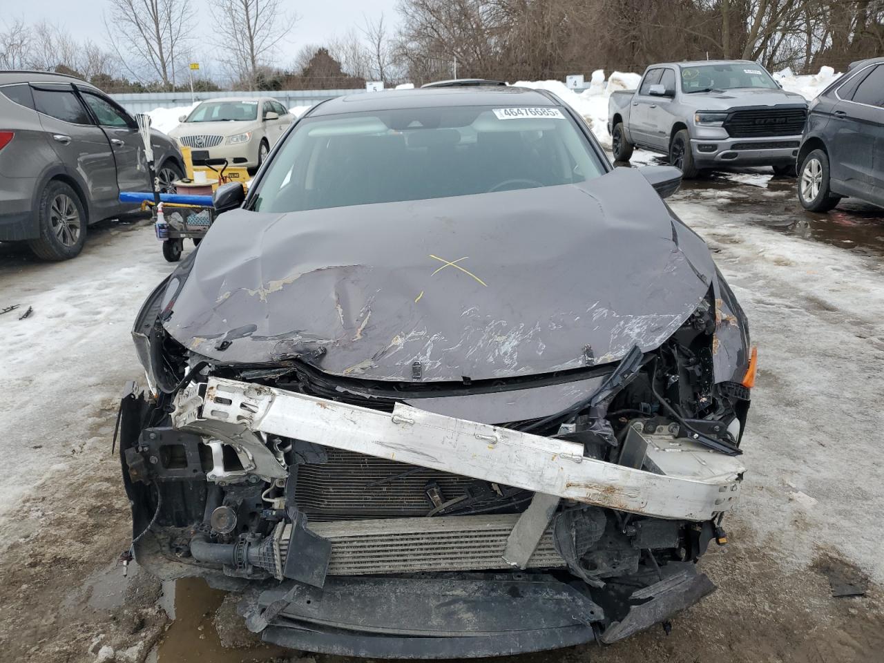 2016 Honda Civic VIN 2HGFC1F43GH108427 Copart auction photo, front end damage thumbnail 5