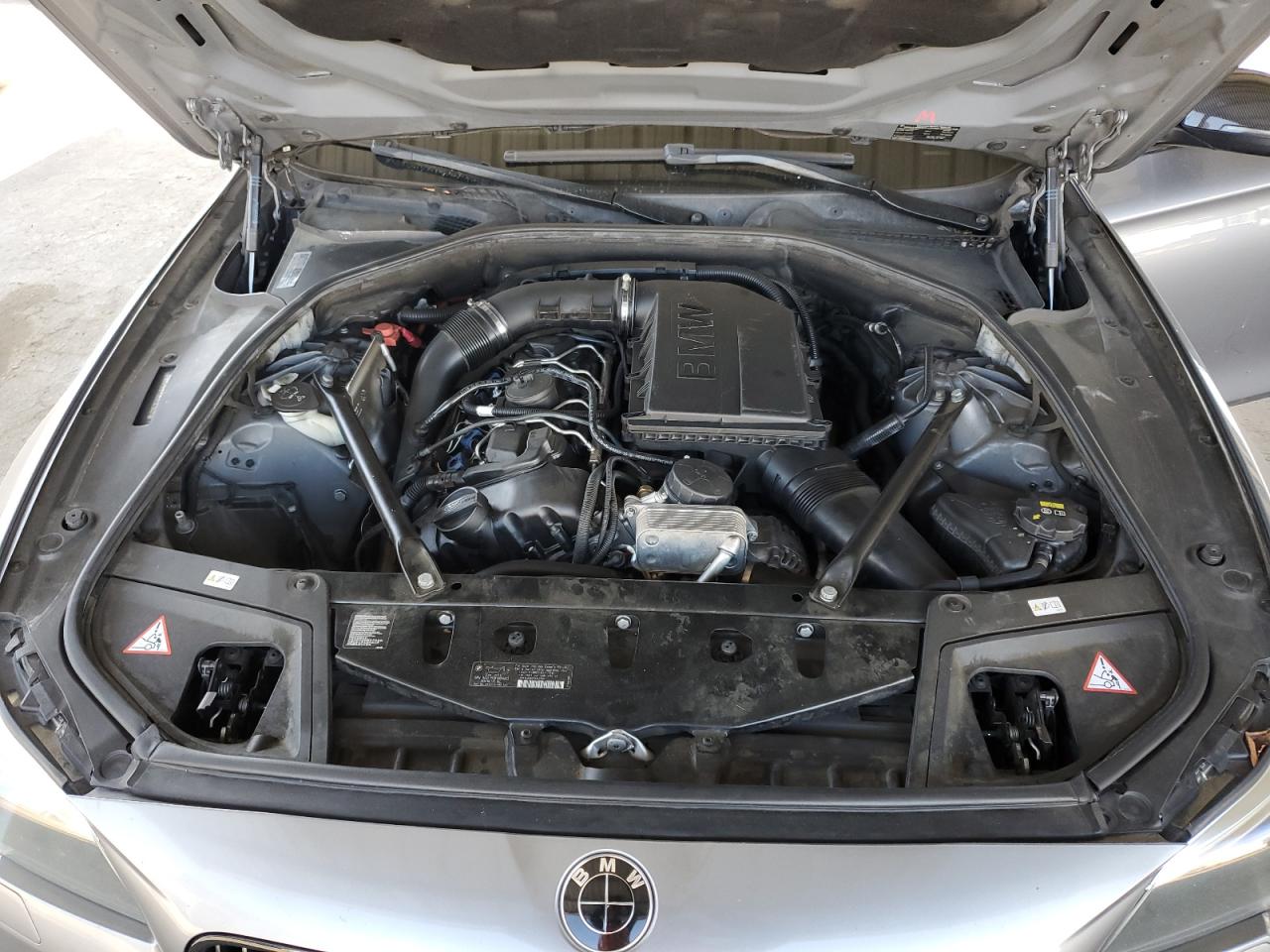2014 BMW 5er VIN WBA5B1C58ED482047 Copart auction photo, front end damage thumbnail 11