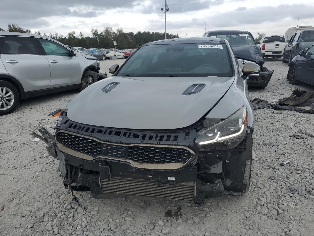 2019 KIA Stinger VIN KNAE55LC8K6060115 Copart auction photo, front end / rear end damage thumbnail 5