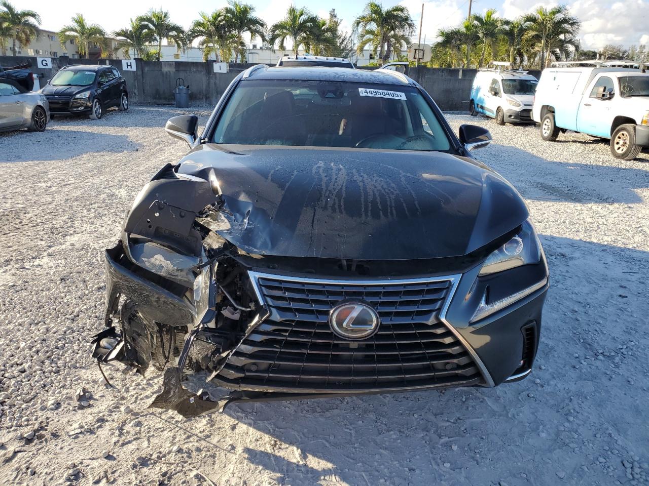 2019 Lexus NX VIN JTJYARBZ9K2132811 Copart auction photo, front end / rear end damage thumbnail 5