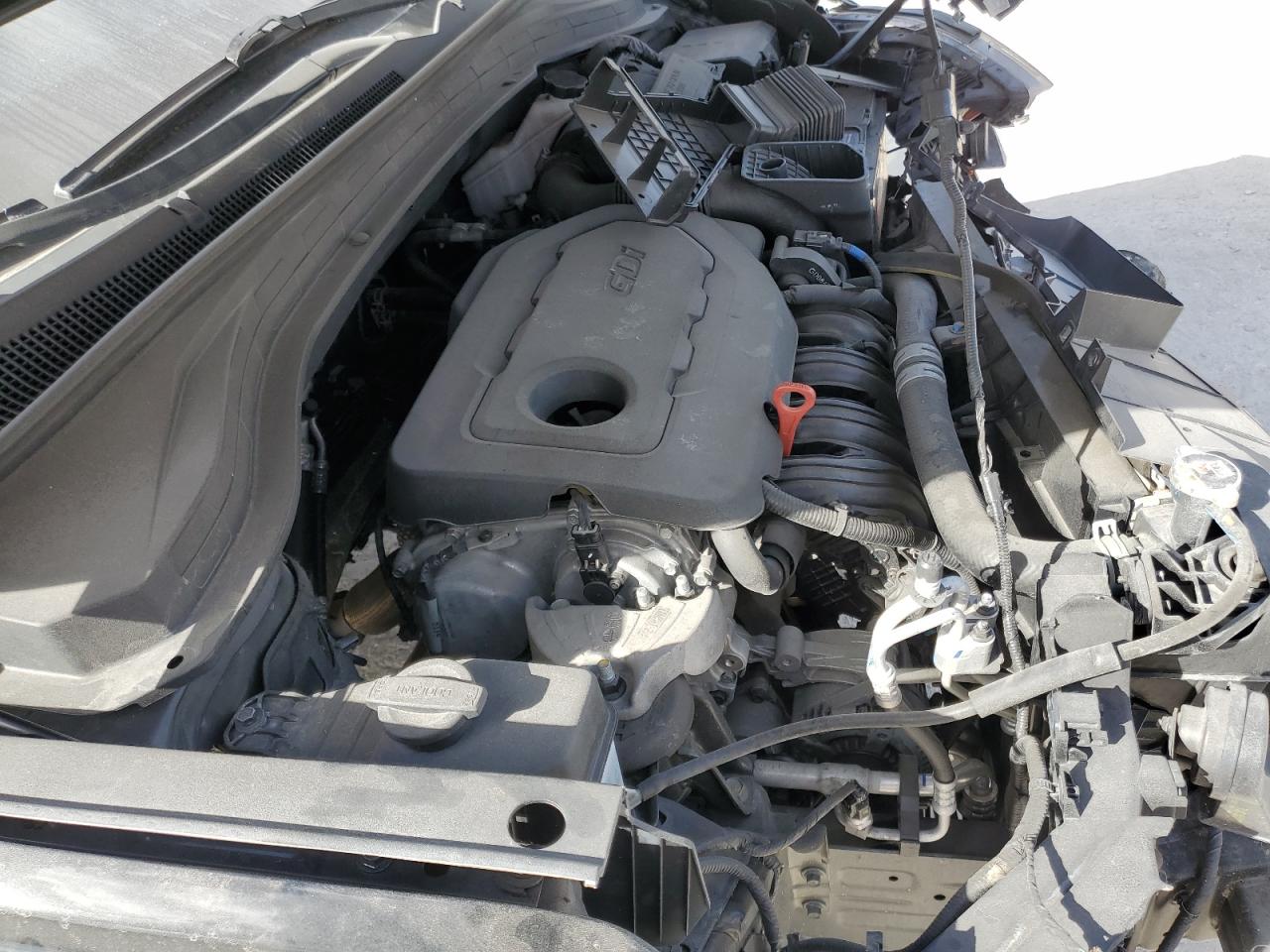 2019 Hyundai Santa Fe VIN 5NMS53AD8KH042707 Copart auction photo, front end damage thumbnail 12
