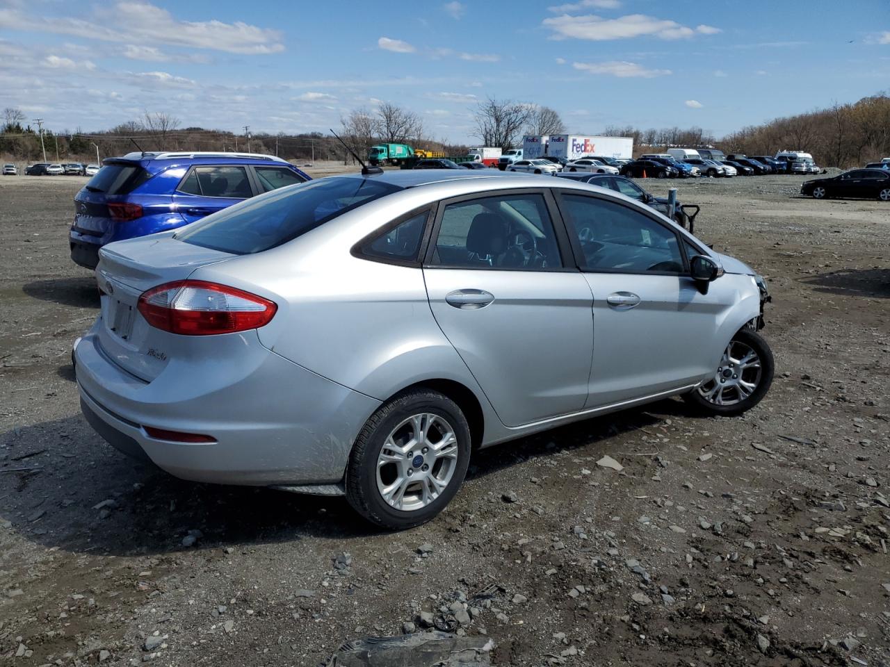 2016 Ford Fiesta VIN 3FADP4BJXGM174777 Copart auction photo, front end / undercarriage damage thumbnail 3