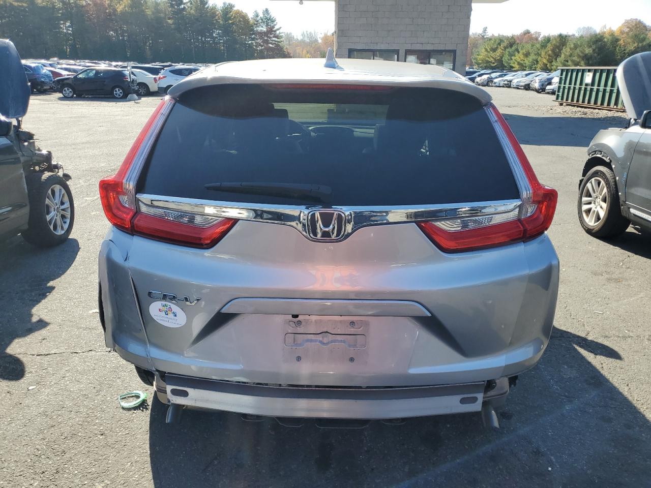 2018 Honda CR-V VIN 5J6RW1H87JA003652 Copart auction photo, side damage thumbnail 6