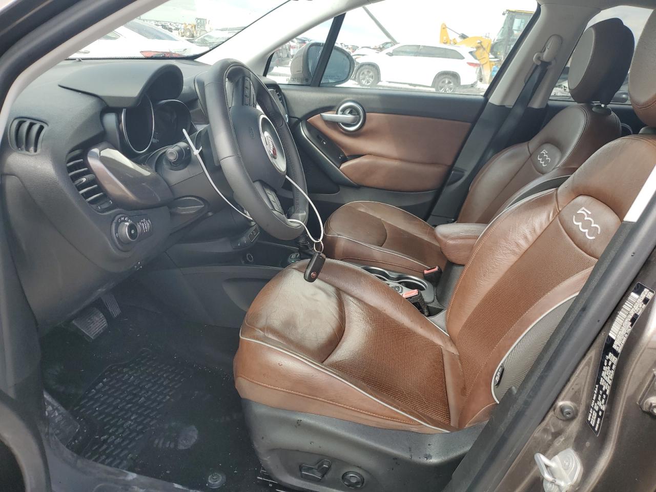 2016 Fiat 500 VIN ZFBCFXDT5GP339592 Copart auction photo, undercarriage damage thumbnail 7