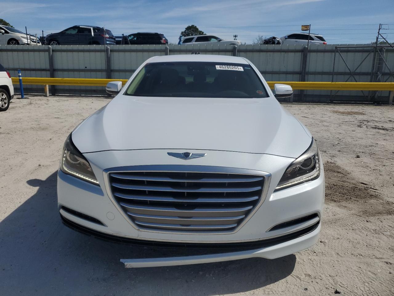 2016 Hyundai Genesis VIN KMHGN4JE9GU113638 Copart auction photo, front end damage thumbnail 5