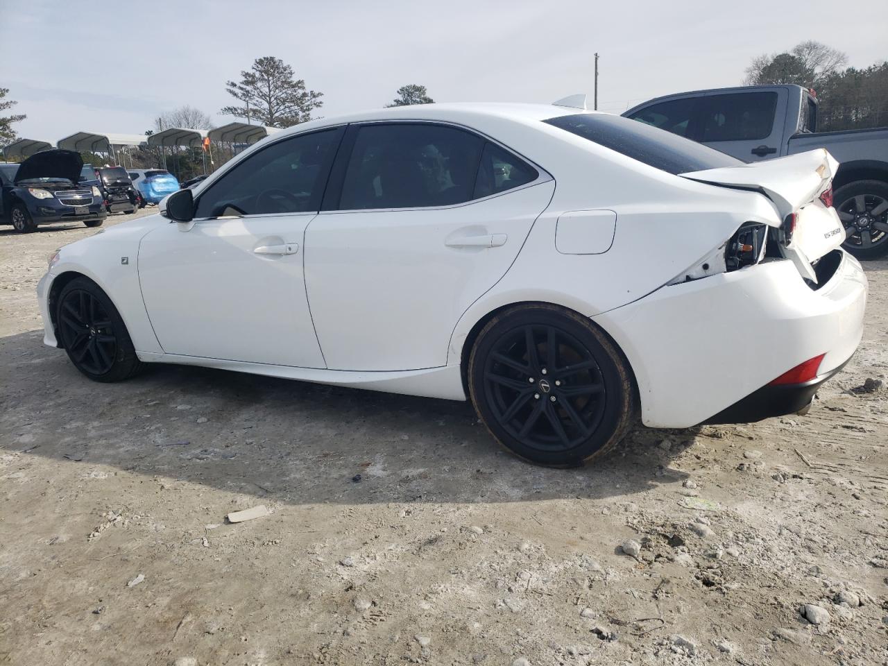 2014 Lexus IS VIN JTHBE1D20E5009785 Copart auction photo, rear end damage thumbnail 2
