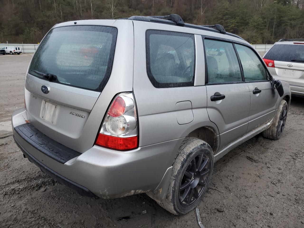 2007 Subaru Forester VIN JF1SG63687H727217 Copart auction photo, burn - engine / side damage thumbnail 3