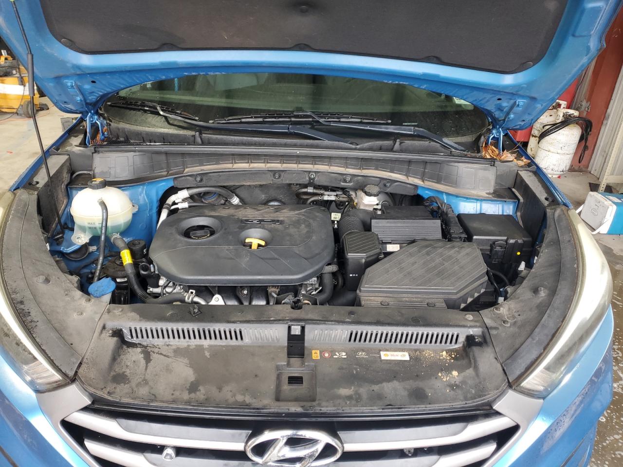 2018 Hyundai Tucson VIN KM8J33A41JU604550 Copart auction photo, side damage thumbnail 12