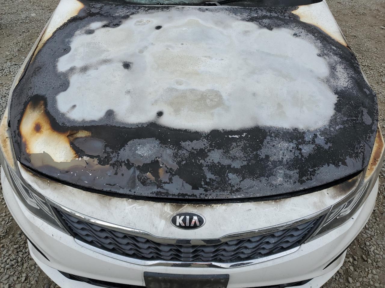 2019 KIA Optima VIN 5XXGT4L33KG320949 Copart auction photo, burn - engine damage thumbnail 12