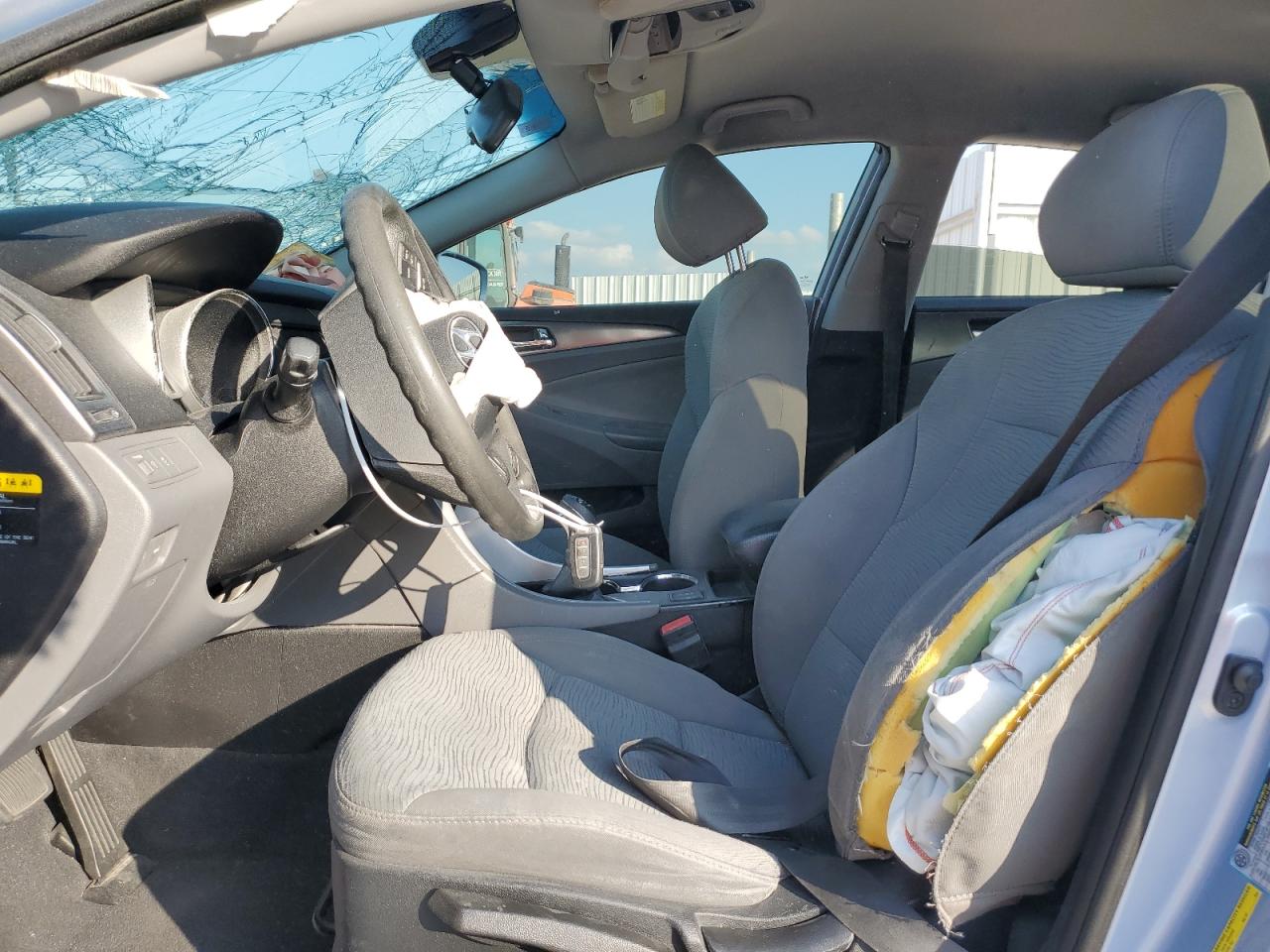 2015 Hyundai Sonata VIN KMHEC4A42FA119298 Copart auction photo, front end damage thumbnail 7