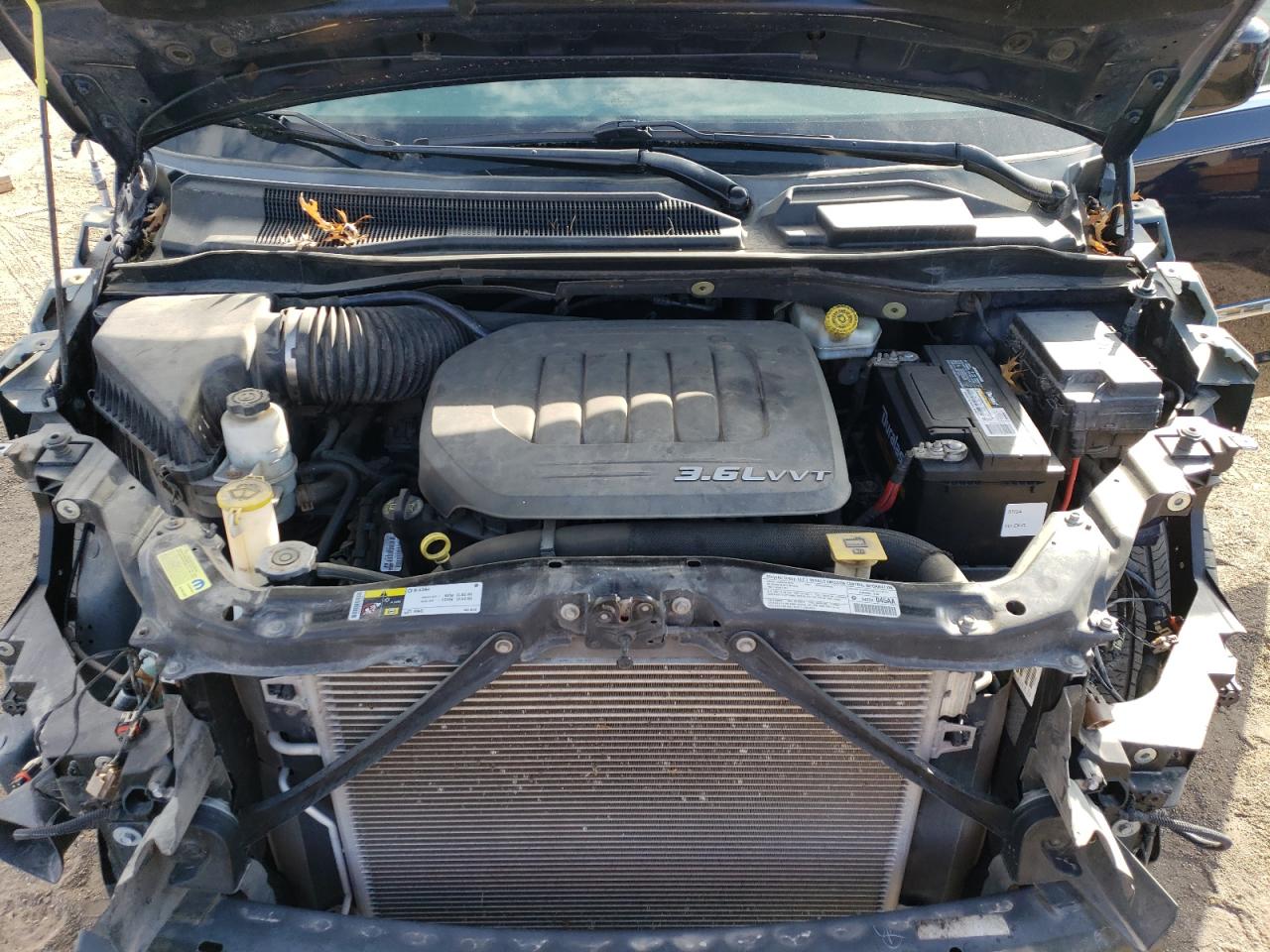 2013 Chrysler Town & Country VIN 2C4RC1CG8DR777356 Copart auction photo, all over damage thumbnail 12