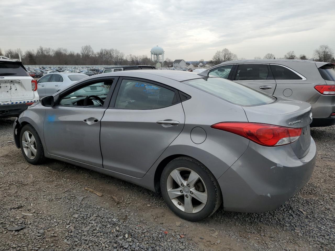 2012 Hyundai Elantra VIN KMHDH4AE8CU189100 Copart auction photo, front end damage thumbnail 2