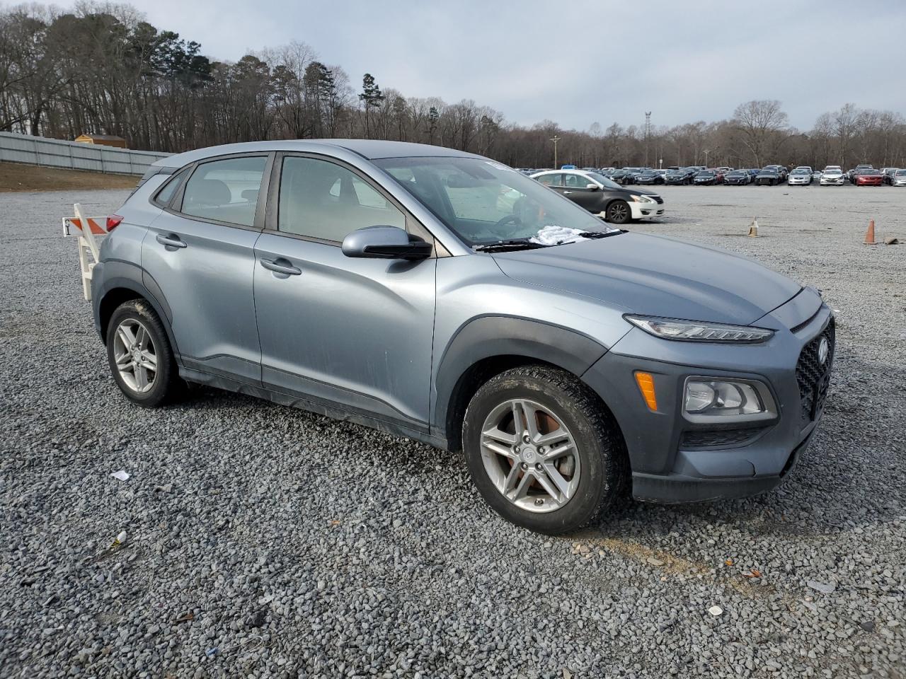 2019 Hyundai Kona VIN KM8K1CAA0KU217375 Copart auction photo, front end / minor dent/scratches damage thumbnail 4