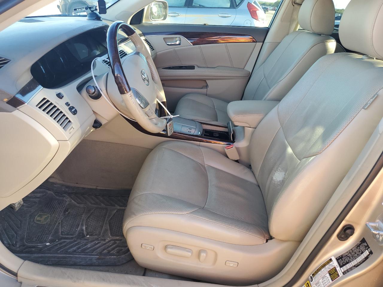2008 Toyota Avalon VIN 4T1BK36B78U265480 Copart auction photo, front end / hail damage thumbnail 7