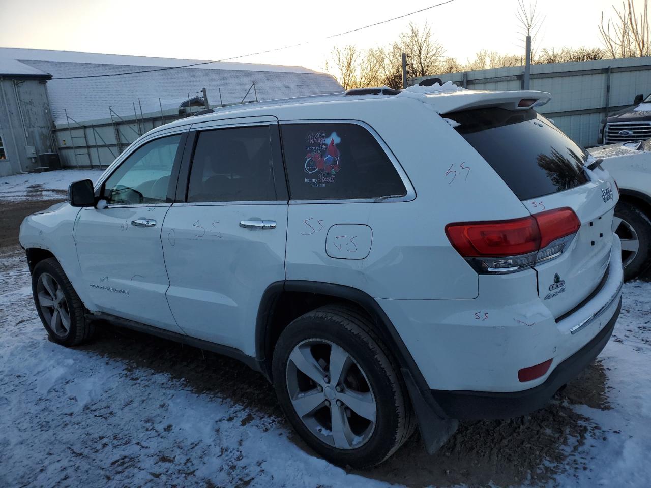 2014 Jeep Grand Cherokee VIN 1C4RJFBG0EC108013 Copart auction photo, front end / minor dent/scratches damage thumbnail 2