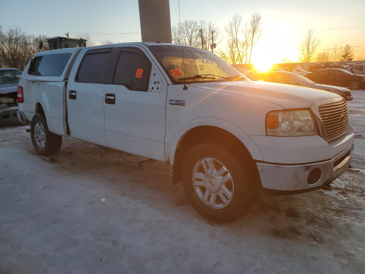 2008 Ford F-150 VIN 1FTPW14V08FA99596 Copart auction photo, rear end damage thumbnail 4