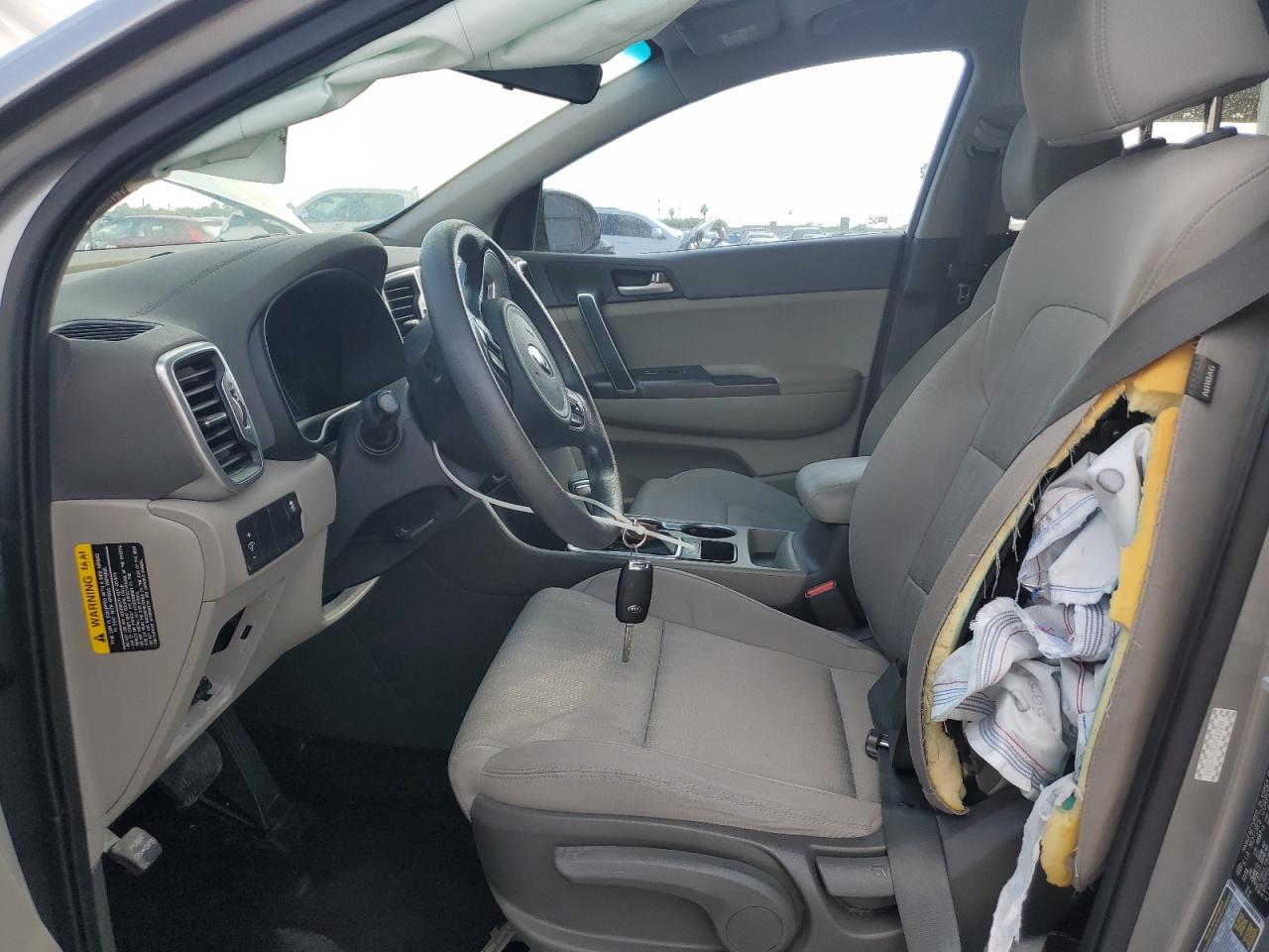 2019 KIA Sportage VIN KNDPM3AC6K7628104 Copart auction photo, front end damage thumbnail 7