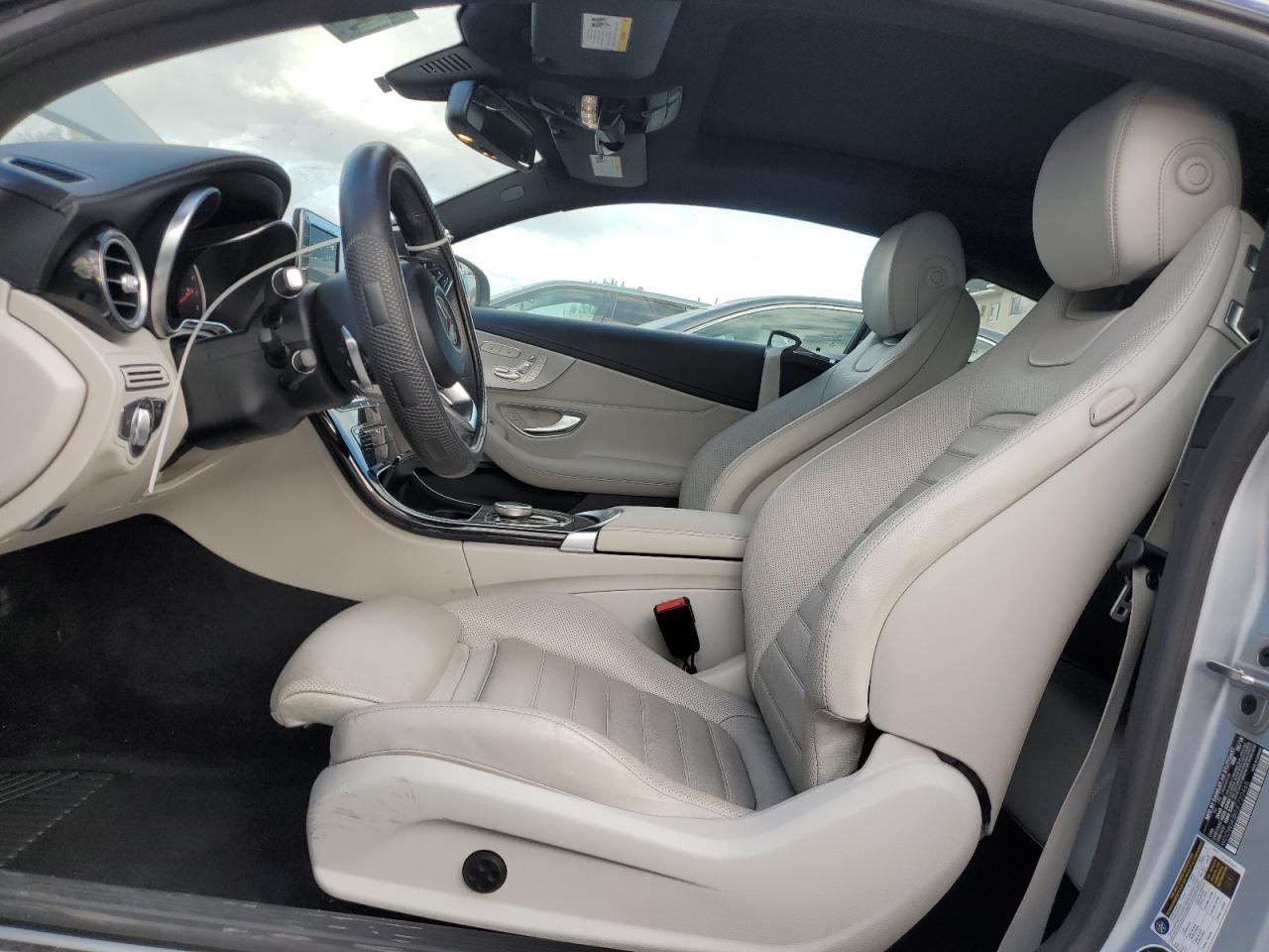 2018 Mercedes-Benz C-klasse VIN WDDWJ4JB0JF720465 Copart auction photo, front end damage thumbnail 7