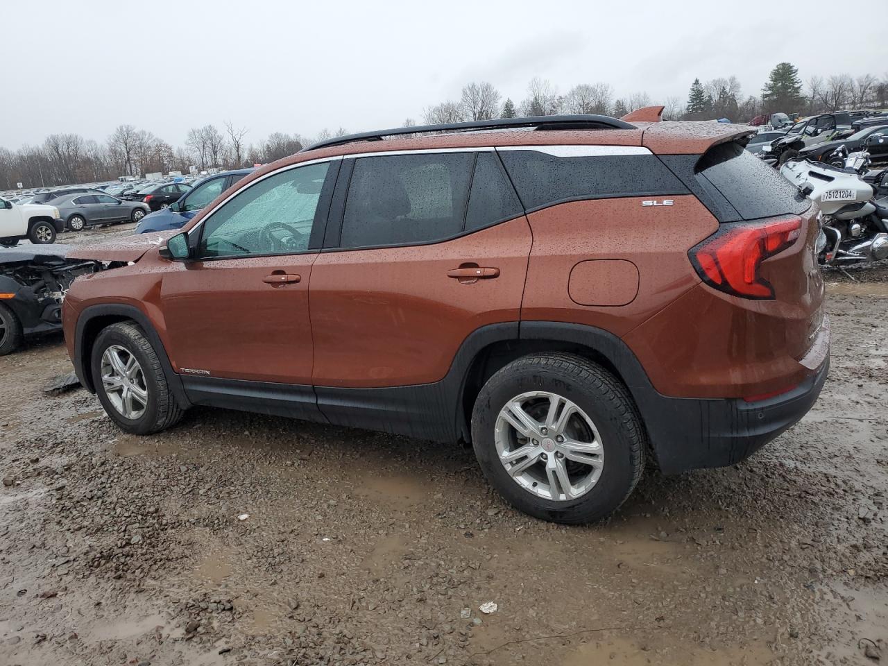 2019 GMC Terrain VIN 3GKALTEV8KL269195 Copart auction photo, front end damage thumbnail 2