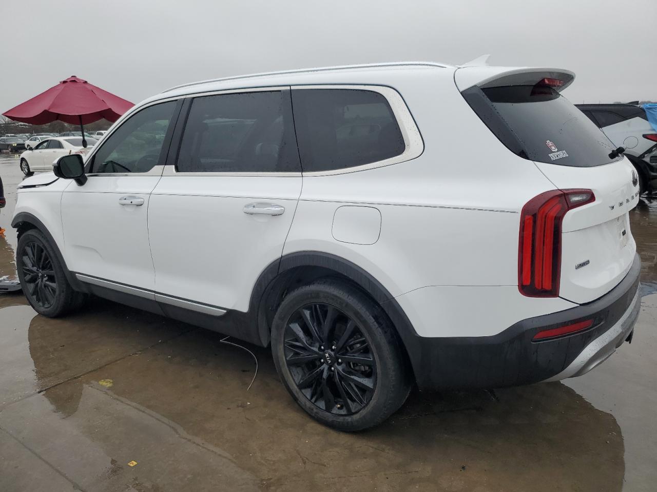 2021 KIA Telluride VIN 5XYP5DHC0MG144136 Copart auction photo, front end damage thumbnail 2