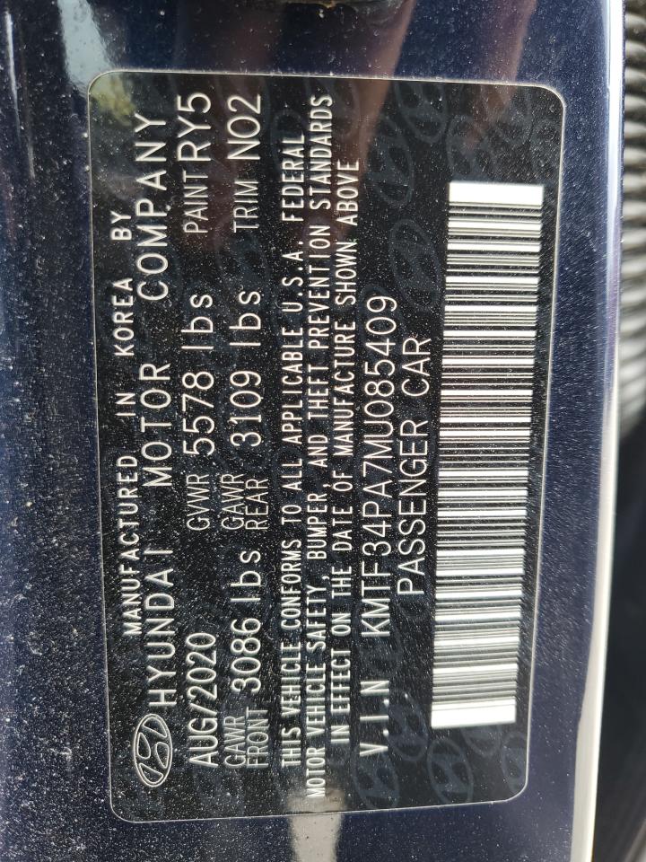 2021 Genesis G90 VIN KMTF34PA7MU085409 Copart auction photo, rear end / minor dent/scratches damage thumbnail 14