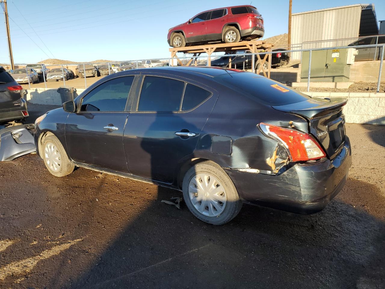 2017 Nissan Versa VIN 3N1CN7APXHL805248 Copart auction photo, rear end damage thumbnail 2