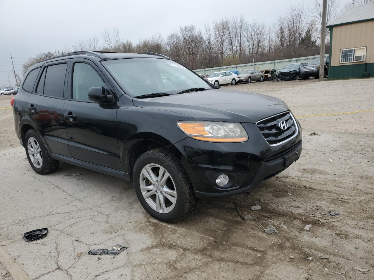 2011 Hyundai Santa Fe VIN 5XYZHDAG6BG005381 Copart auction photo, front end damage thumbnail 4