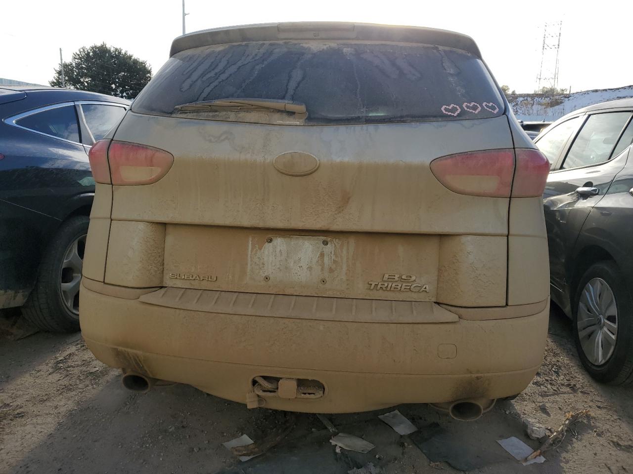 2006 Subaru Tribeca VIN 4S4WX85C864422053 Copart auction photo, side / front end damage thumbnail 6