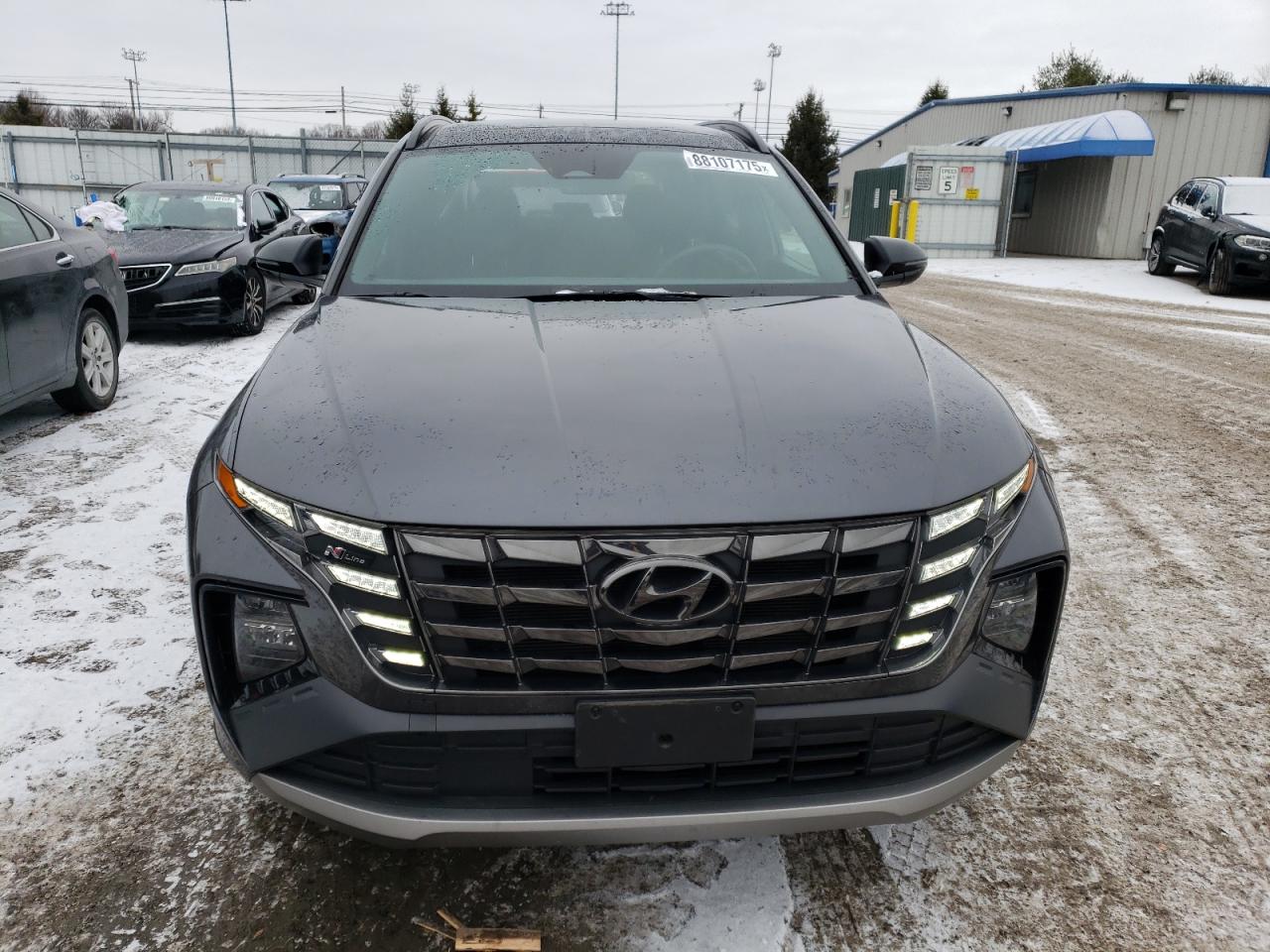 2023 Hyundai Tucson VIN KM8JFCAE1PU201869 Copart auction photo, rear end / undercarriage damage thumbnail 5