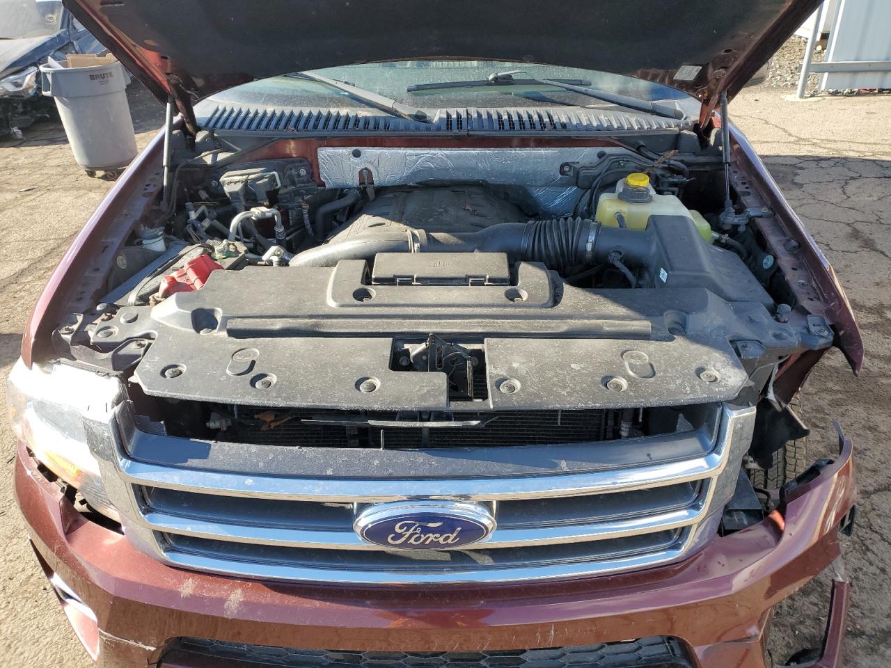 2017 Ford Expedition VIN 1FMJU1JT0HEA11503 Copart auction photo, front end / side damage thumbnail 14