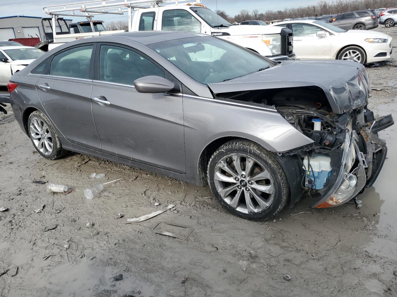 2011 Hyundai Sonata VIN 5NPEC4AC1BH142344 Copart auction photo, front end damage thumbnail 4