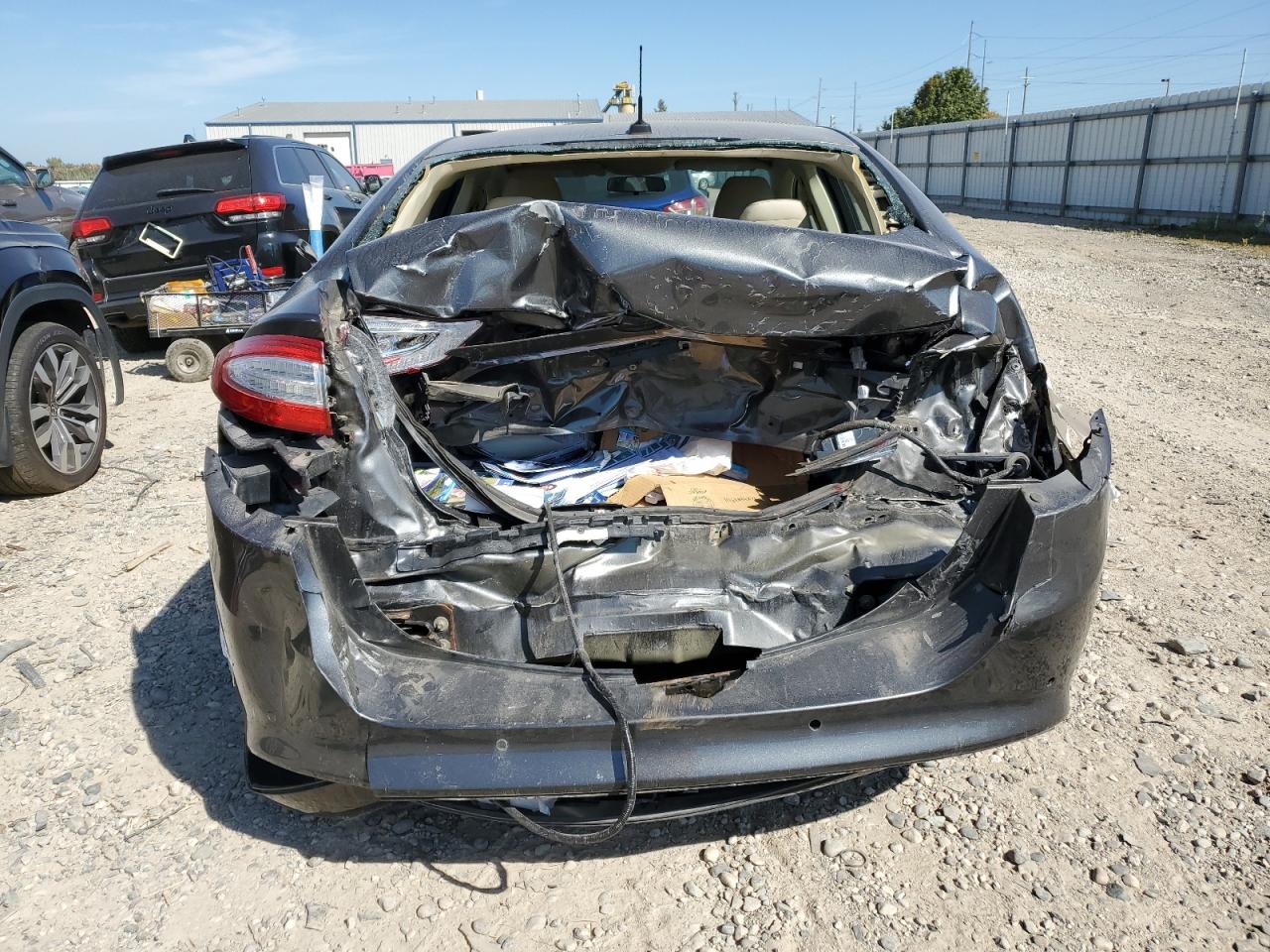 2016 Ford Fusion VIN 3FA6P0H76GR379318 Copart auction photo, rear end / side damage thumbnail 6