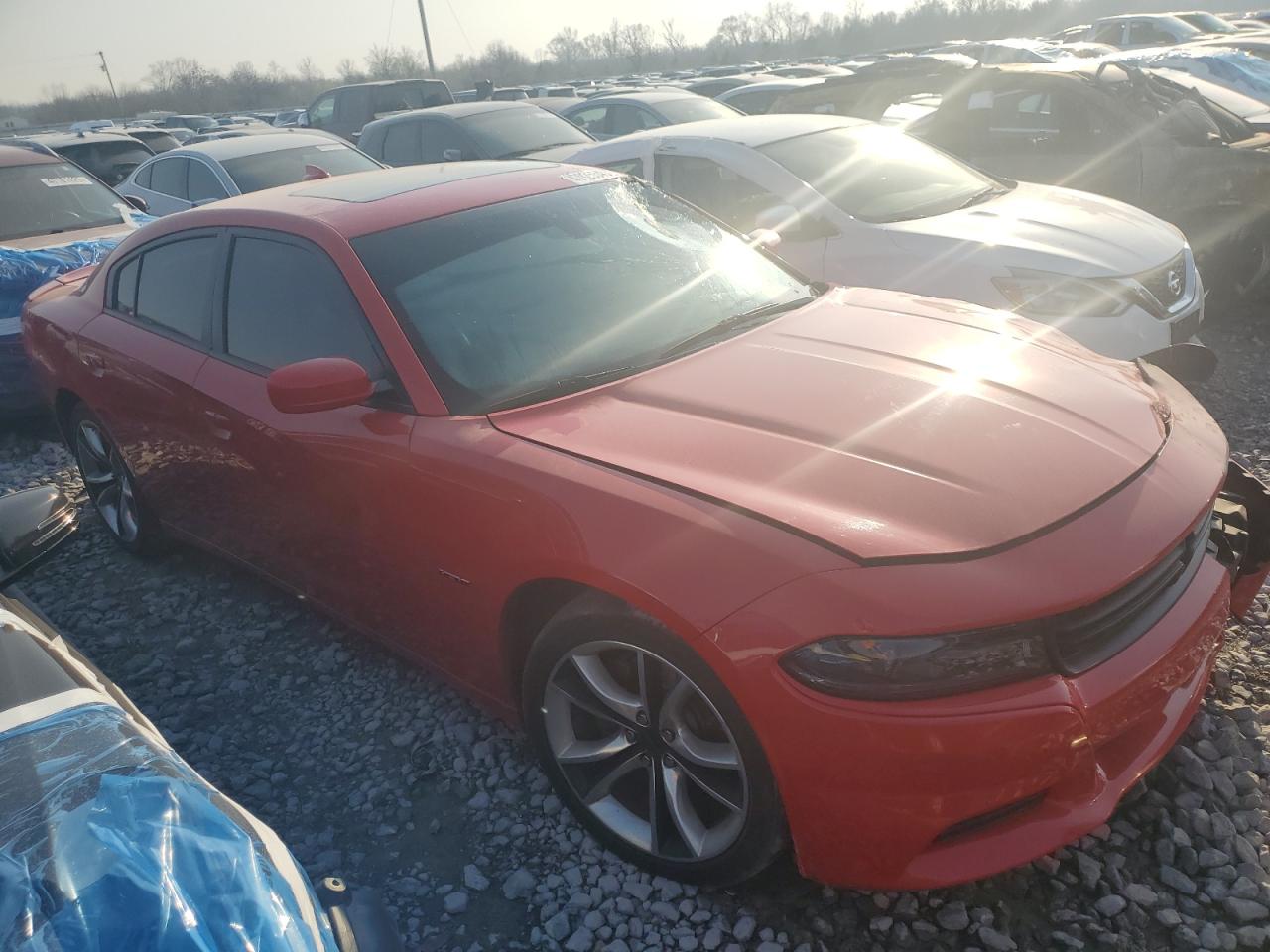 2015 Dodge Charger VIN 2C3CDXCTXFH916516 Copart auction photo, front end damage thumbnail 4