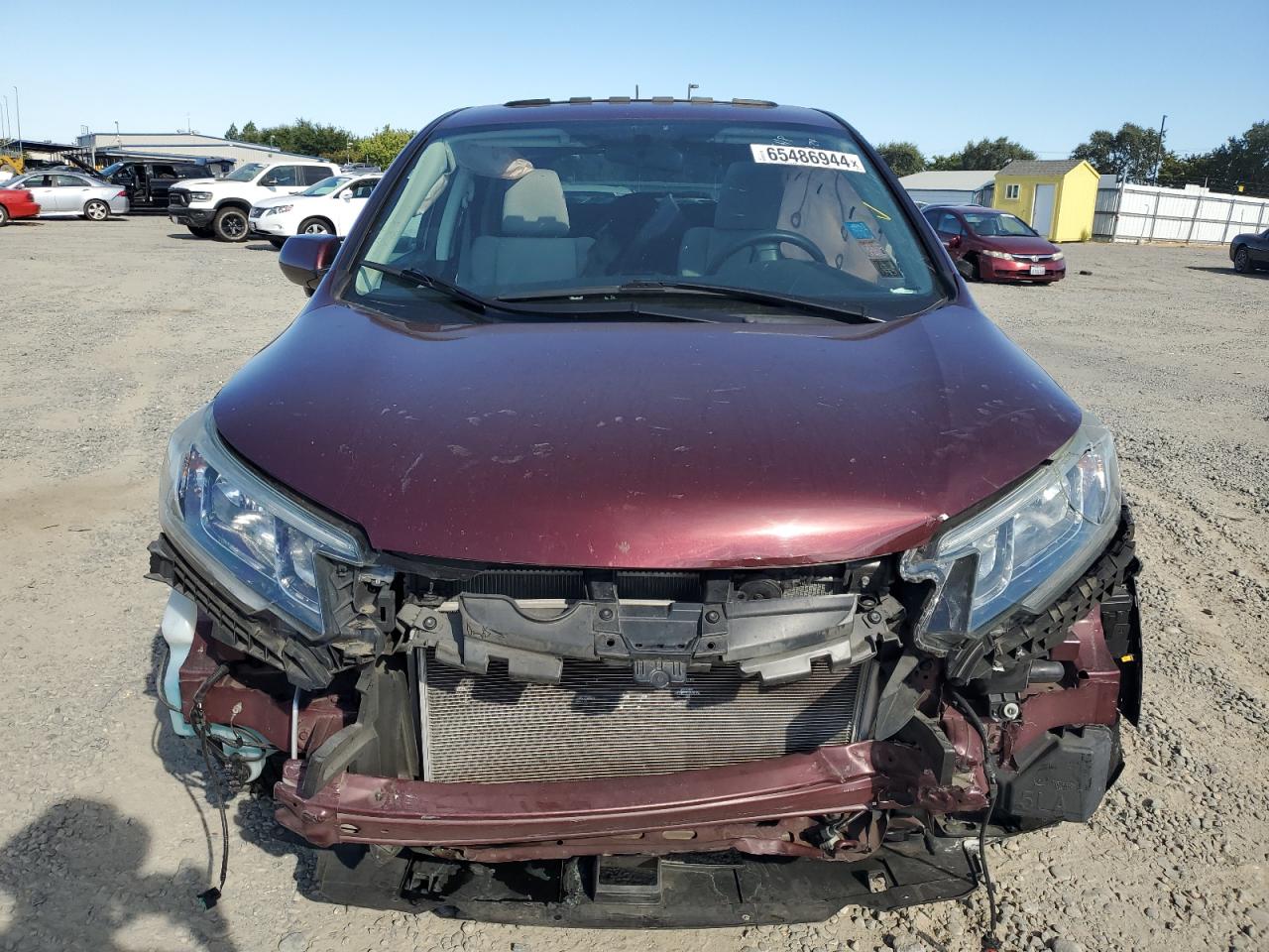 2016 Honda CR-V VIN 2HKRM3H55GH545640 Copart auction photo, all over damage thumbnail 5