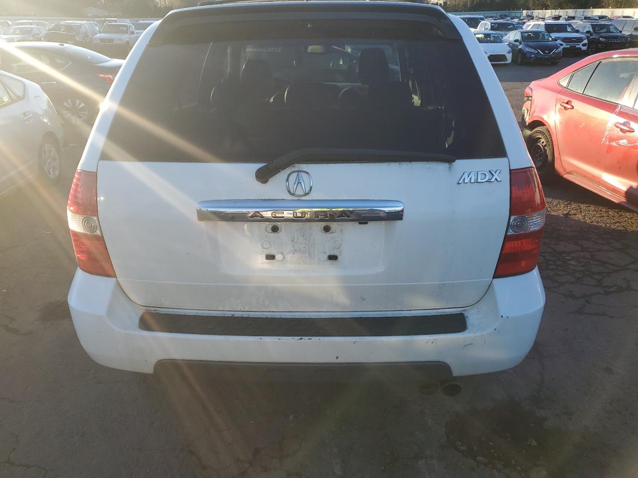 2003 Acura MDX VIN 2HNYD18853H550067 Copart auction photo, front end / rear end damage thumbnail 6