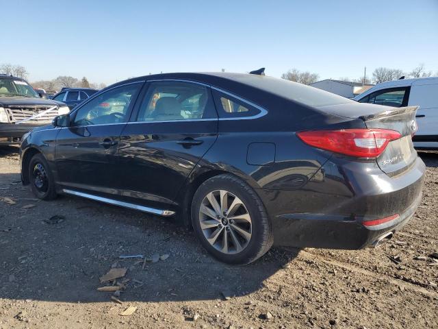 2015 Hyundai Sonata VIN 5NPE34AF5FH042960 Copart auction photo, vandalism damage thumbnail 2