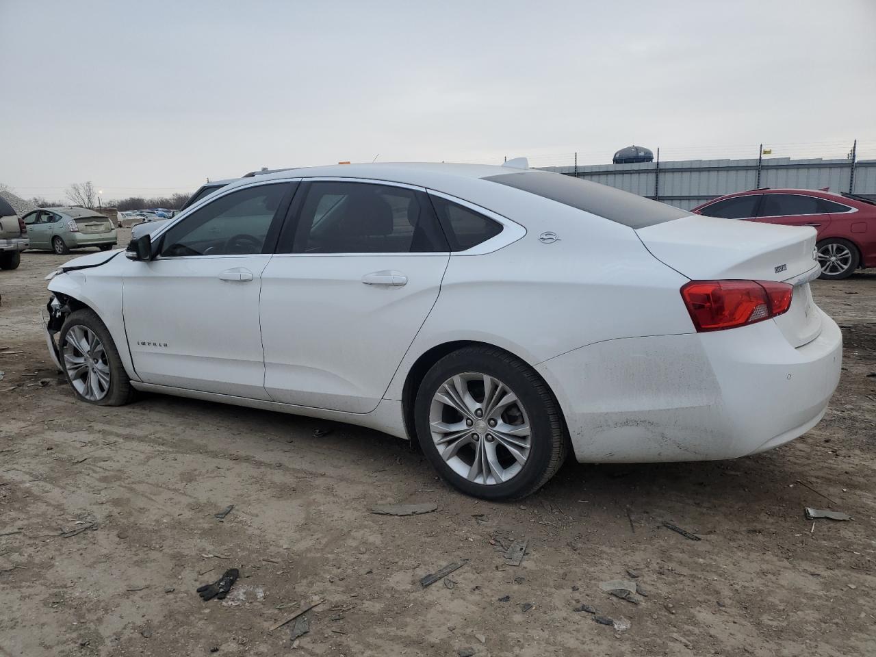 2014 Chevrolet Impala VIN 1G1115SL8EU156009 Copart auction photo, undercarriage / front end damage thumbnail 2