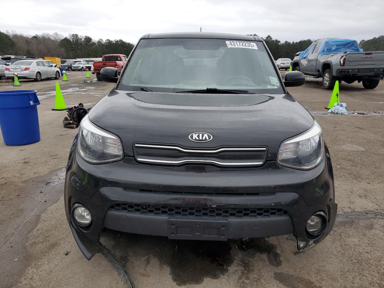 2019 KIA Soul VIN KNDJP3A52K7004573 Copart auction photo, front end / vandalism damage thumbnail 5