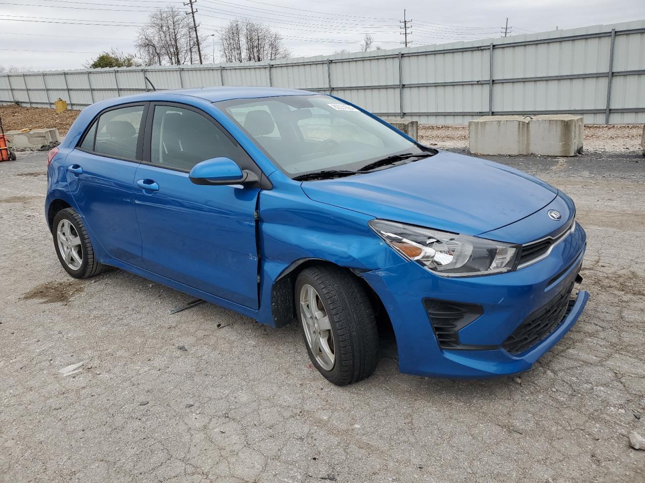 2021 KIA Rio VIN 3KPA25AD7ME381534 Copart auction photo, hail / front end damage thumbnail 4
