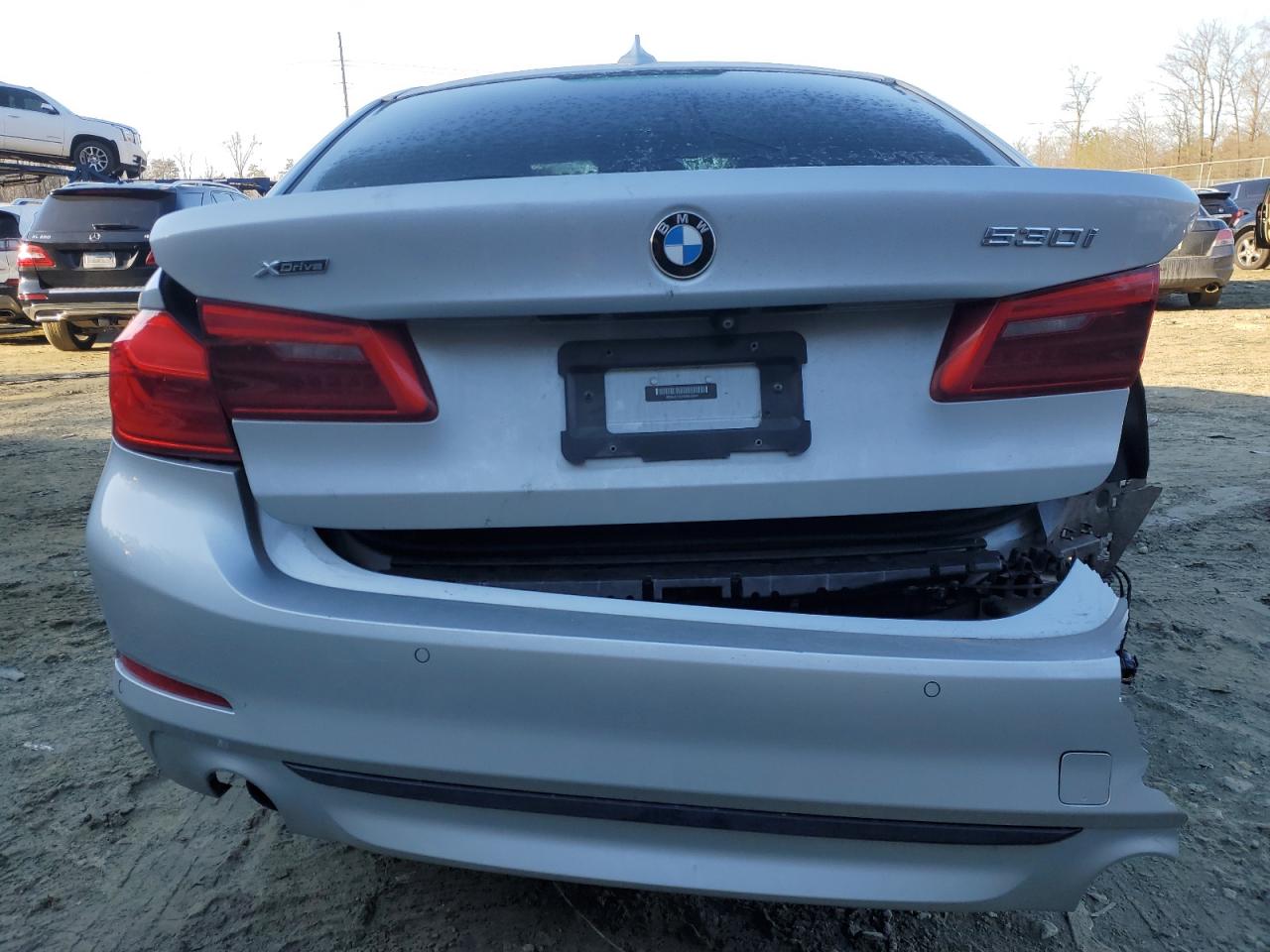 2019 BMW 5er VIN WBAJA7C55KWW18641 Copart auction photo, rear end damage thumbnail 6
