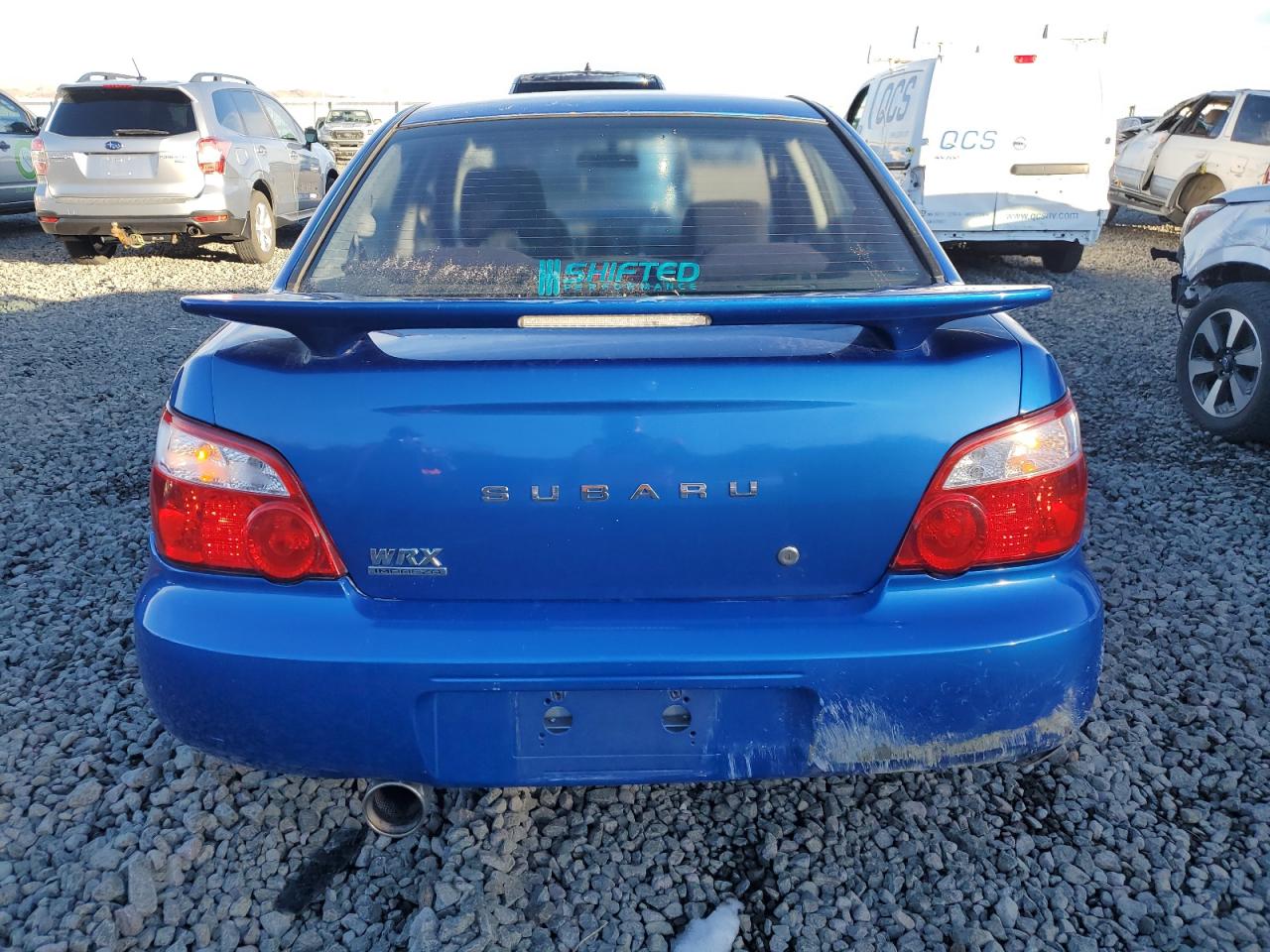 2002 Subaru WRX VIN JF1GD29602G508376 Copart auction photo, front end / rear end damage thumbnail 6