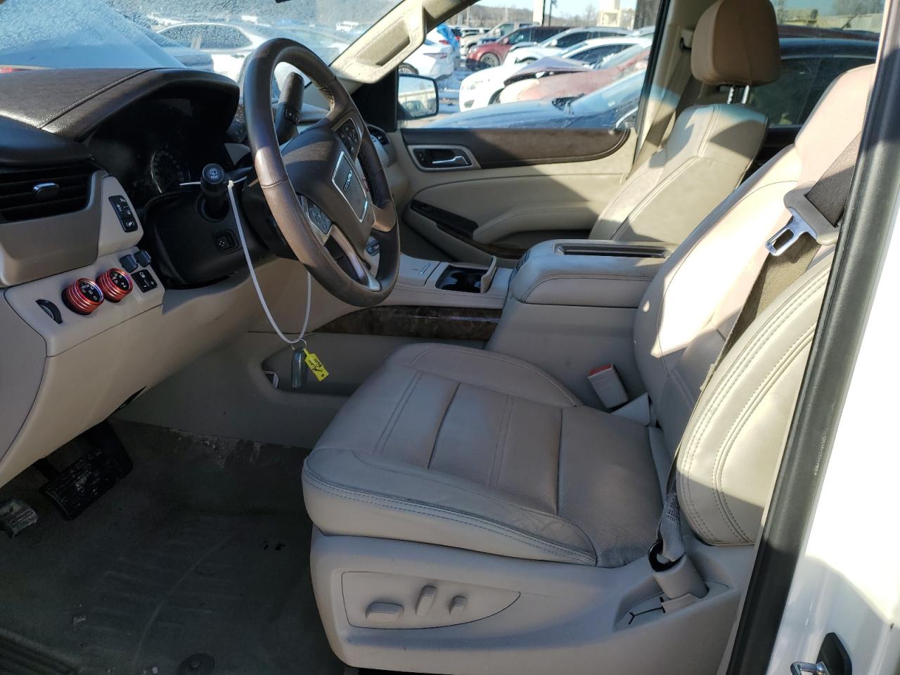 2015 GMC Yukon VIN 1GKS2JKJ8FR674890 Copart auction photo, front end / side damage thumbnail 7