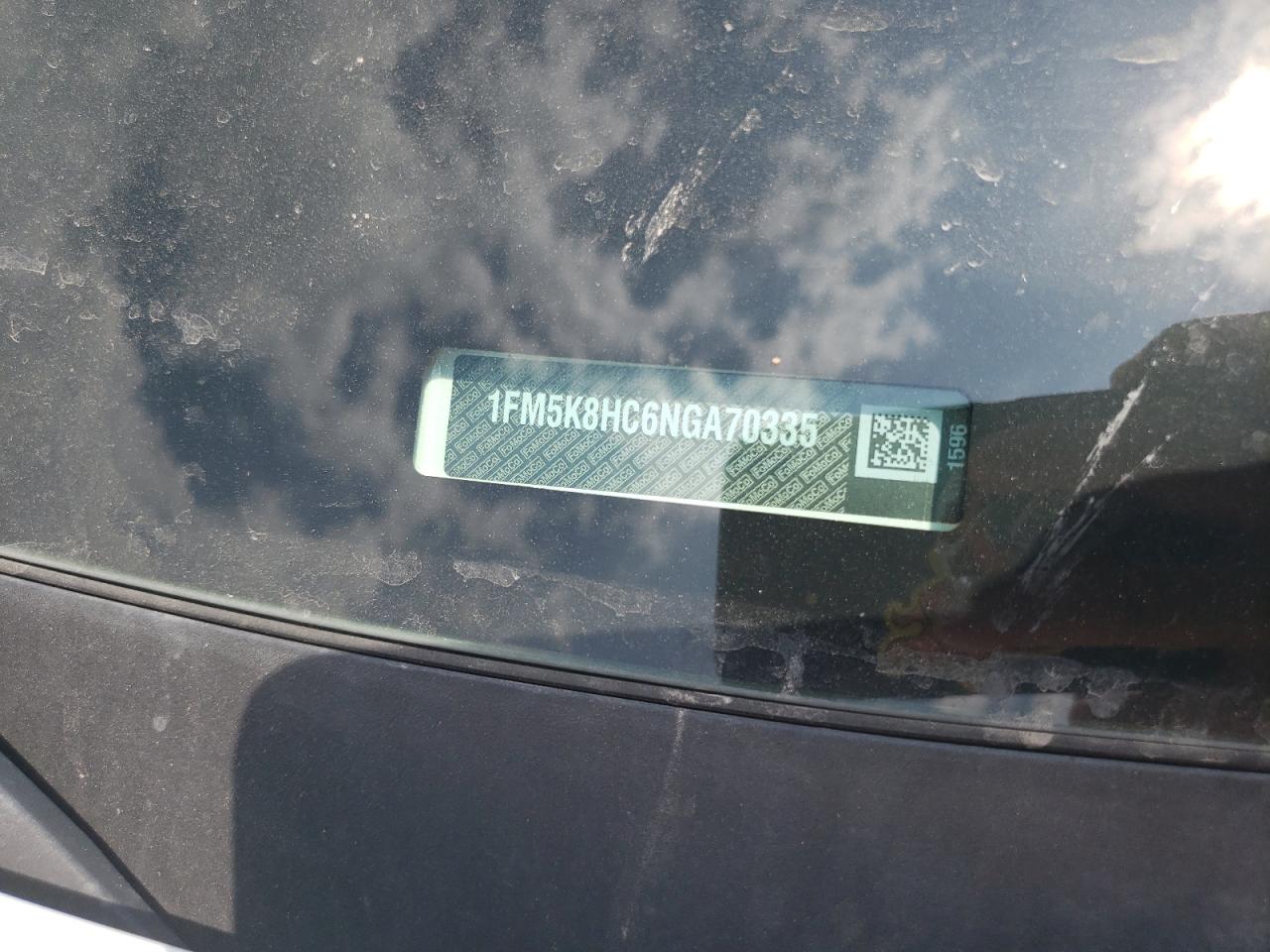 2022 Ford Explorer VIN 1FM5K8HC6NGA70335 Copart auction photo, all over damage thumbnail 13